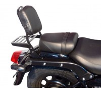 Черная спинка с багажником для мотоцикла Daelim DAYSTAR Black Plus 125 Fi / Dark Plus 125 Fi / Grey Plus 125 Fi