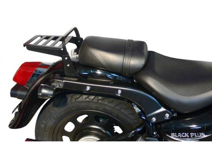 Черный багажник (18 см) для мотоцикла Daelim DAYSTAR Black Plus 125 Fi / Dark Plus 125 Fi / Grey Plus 125 Fi