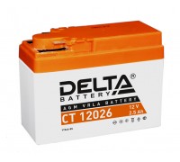 Аккумулятор Delta CT 12026, 12В, 2.5Ач