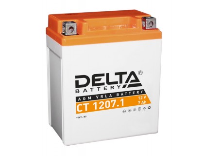Аккумулятор Delta CT 1207.1, 12В, 7Ач