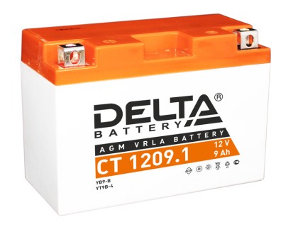 Аккумулятор Delta CT 1209.1, 12В, 9Ач