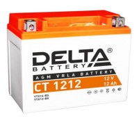 Аккумулятор Delta CT 1212, 12В, 12Ач