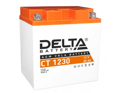 Аккумулятор Delta CT 1230, 12В, 30Ач