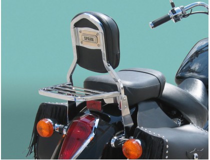 Спинка SPAAN с багажником на мотоцикл HONDA SHADOW VT750 C4, C5, C6, C7,C8, AERO