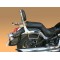 Спинка SPAAN с багажником, черного цвета на мотоцикл KAWASAKI VULCAN VN 900 CLASSIC, CUSTOM, LIGHT TOURER