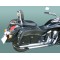 Спинка SPAAN с багажником, черного цвета на мотоцикл KAWASAKI VULCAN VN 900 CLASSIC, CUSTOM, LIGHT TOURER