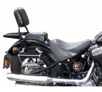 Спинка SPAAN на мотоцикл с удлиненным багажником HARLEY DAVIDSON FLS Slim, FXS Blackline
