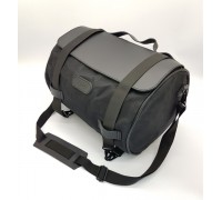 Текстильный задний кофр-сумка для мотоцикла SPAAN 40x28 см (длина х диаметр), черный, 